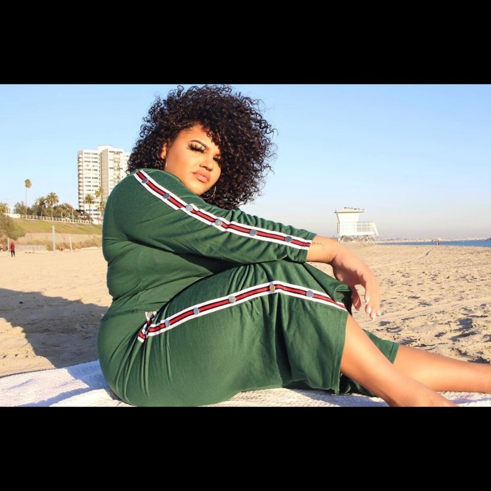 Plus size 2 piece set